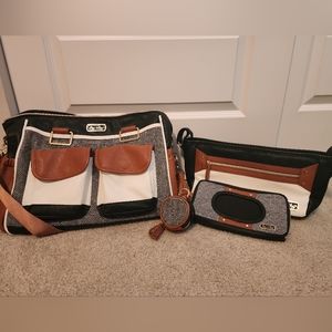 Itzy Ritzy Convertible Diaper Bag in Coffee and Cream